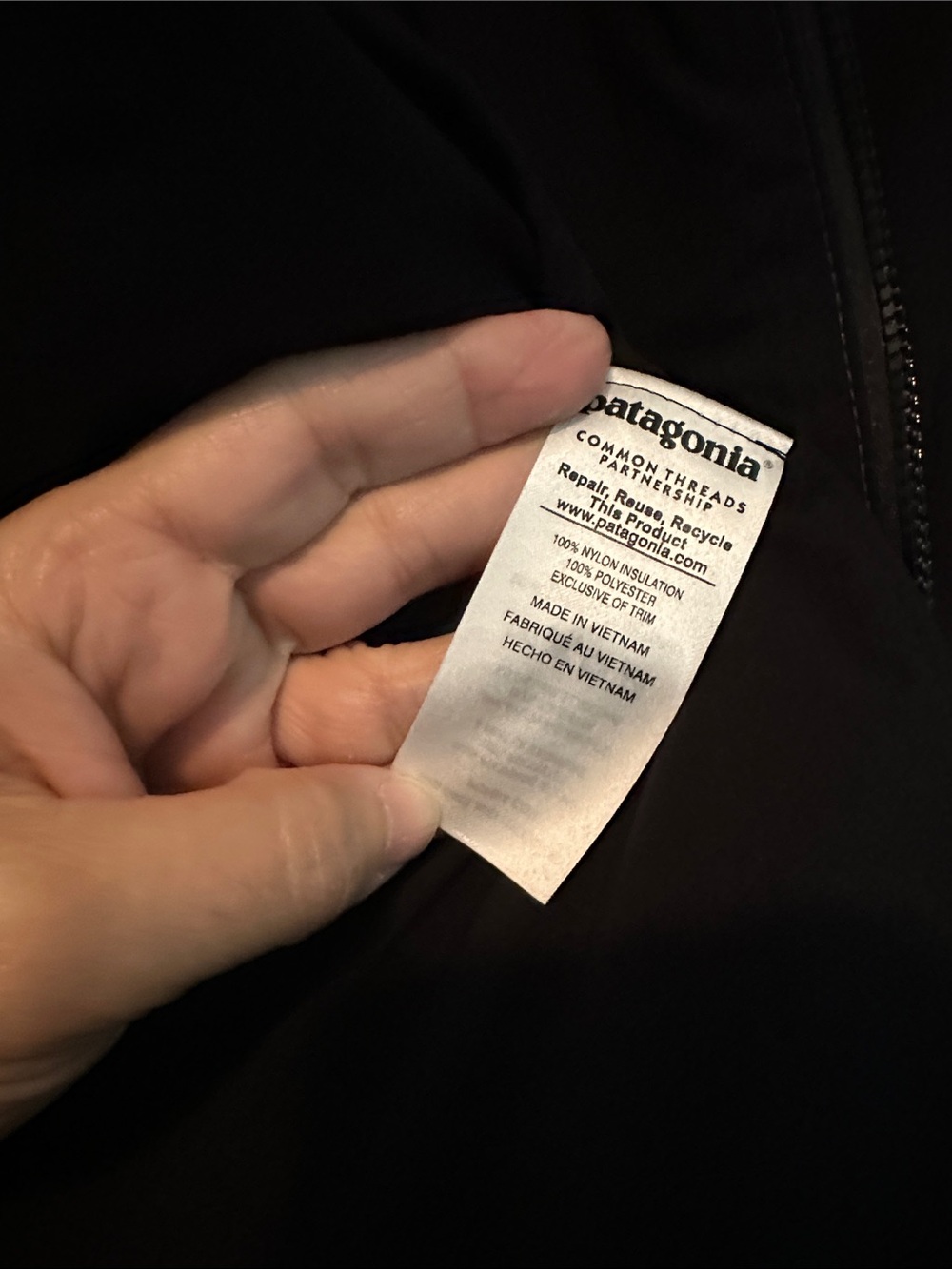 PATAGONIA NANO AIR HOODIE SzL Black Style 84260 - Picture 10 of 12